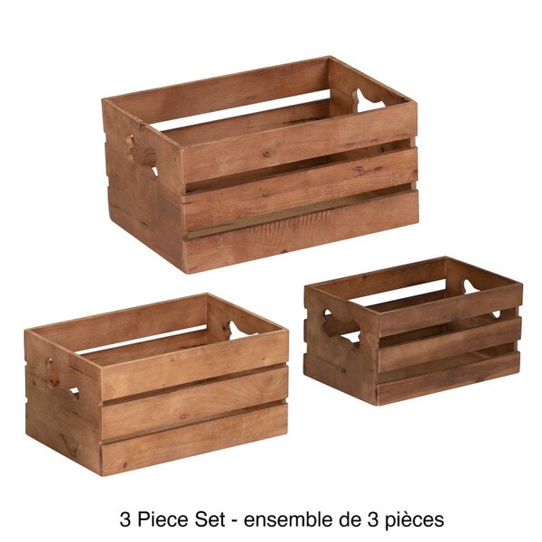 3 pet storage box set